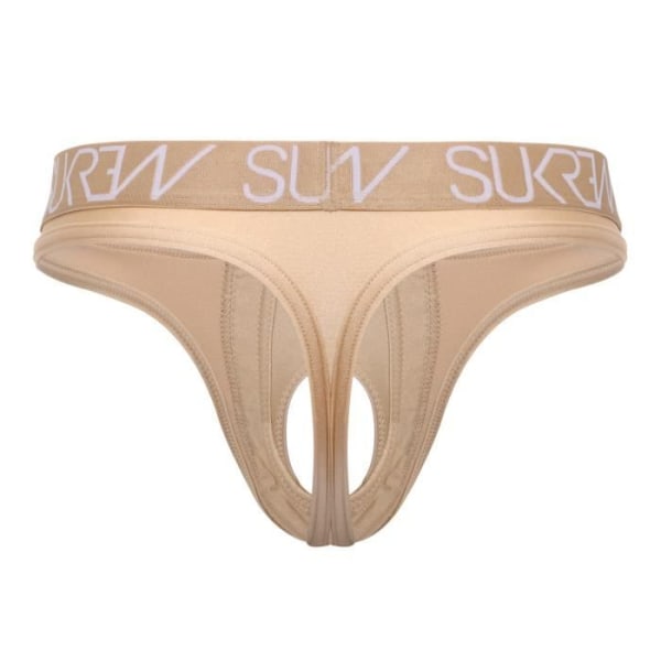 Sukrew - Underkläder för män - Sexiga stringtrosor för män - Klassisk stringtrosa i U-stil Gold Dust - Guld - 1 x STORLEK XL Guld XS