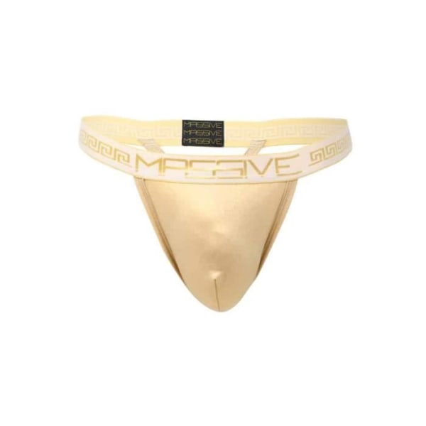 Andrew Christian - Miesten alusvaatteet - Miesten stringit - MASSIVE Nude Y-back stringit - keltainen Gul S