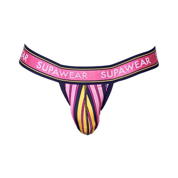 Supawear - Underkläder för män - Jockstrap för män - Sprint Jockstrap Stripes - Rosa - 1 x Rosa XXL