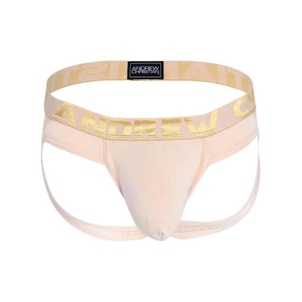 Jockstrap-undertøj til mænd - Andrew Christian ALMOST NAKED® BRIEF JOCK Nude - Beige Beige jag