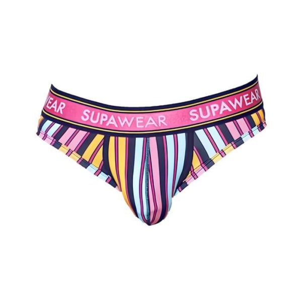 Supawear - Herreundertøj - Herretrusser - Sprint Brief Stripes - Pink Rosa XXL