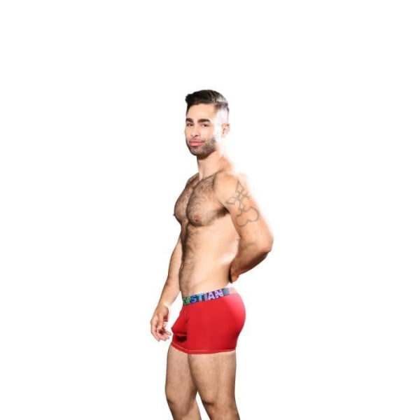 Andrew Christian - Underkläder för män - Boxershorts för män - Almost Naked Pride Boxershorts i bomull Röd - Röd Röd XL
