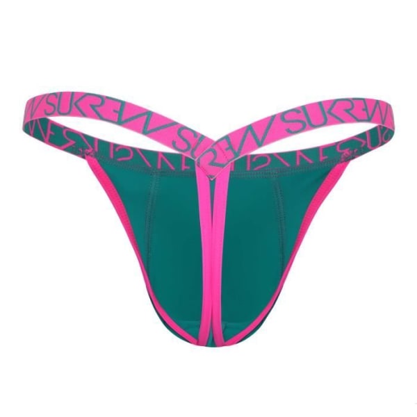 Sukrew - Underkläder för män - Strumpor för män - Bubble Thong Grön/Rosa - Blå - 1 x Blå S