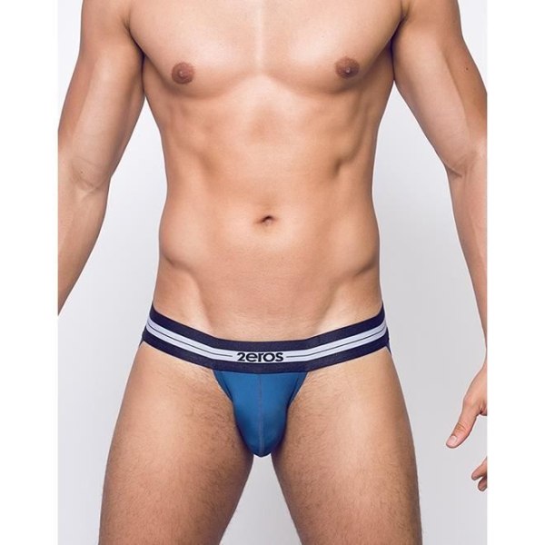 2EROS - Underkläder för män - Jockstrap för män - AKTIV Helios Jockstrap Mörkblå - Blå - 1 x Blå jag