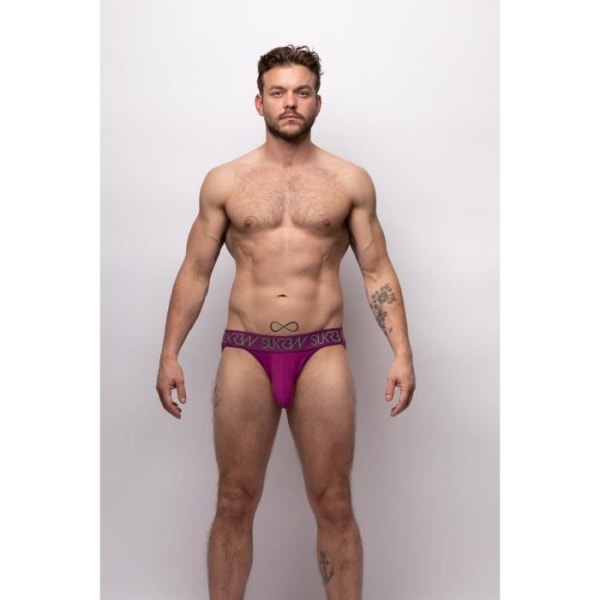 Sukrew - Underkläder för män - Jockstrap för män - Deep Purple Jockstrap - Violett - 1 x Lila M