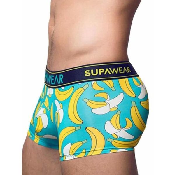 Supawear - Underkläder för män - Boxers för män - Sprint Trunk Bananas - Blå Blå M