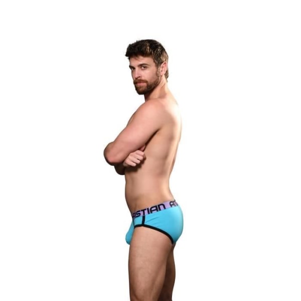 Andrew Christian - Herreundertøj - Herretrusser - ALMOST NAKED® RETRO BRIEF Aqua - Blå Blå jag