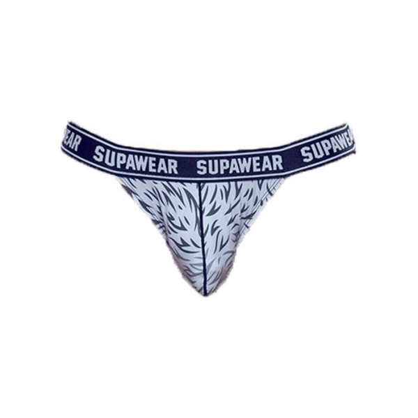 Supawear - Underkläder för män - Jockstrap för män - POW Jockstrap Polar Bear - Vit - 1 x Vit jag