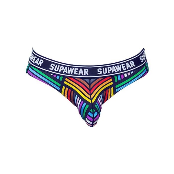 Supawear - Herrunderkläder - Herrbyxor - POW Brief Rainbow - Svart Svart S