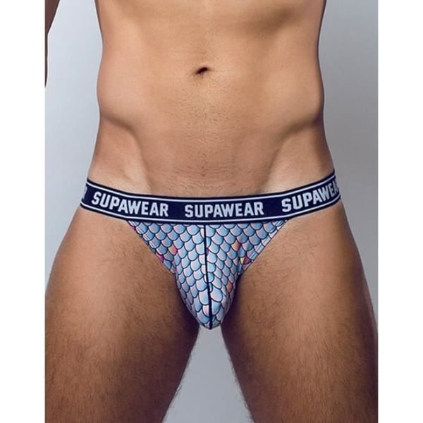 Supawear - Herreundertøj - Jockstrap til mænd - POW Jockstrap Sea Monsta - Blå Blå M