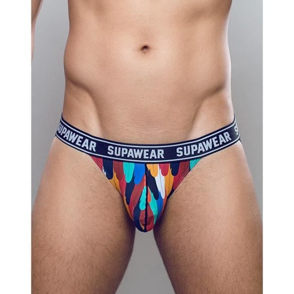 Supawear - Miesten alusvaatteet - Miesten Jockstrap - POW Jockstrap Rooster - Punainen Röd M