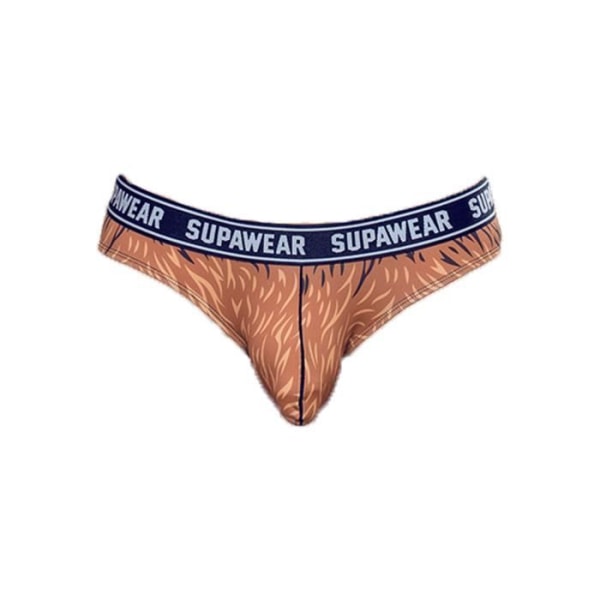 Supawear - Miesten alusvaatteet - Miesten alushousut - POW Brief Grizzly Bear - Ruskea kastanj jag