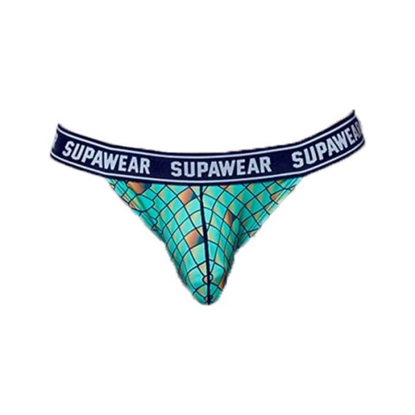Supawear - Underkläder för män - Jockstrap för män - POW Jockstrap Dragon - Grön Grön XL
