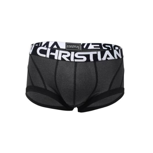 Andrew Christian - Underkläder för män - Boxers för män - Active Sports Boxer Charcoal - Grå Grå S