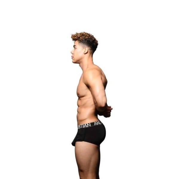 Andrew Christian - Underkläder för män - Boxers för män - Ultra Soft Pocket Boxer m/ ALMOST NAKED® - Svart Svart S