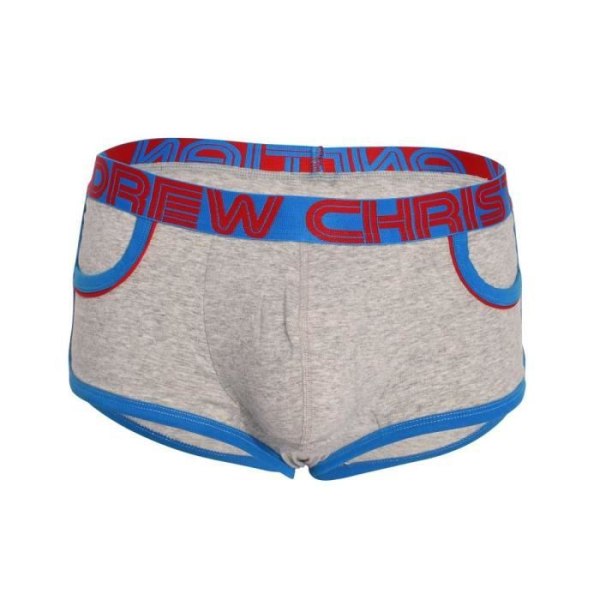 Andrew Christian - Underkläder för män - Boxershorts för män - SHOW-IT® Retro Pop Pocket Boxer Brief Heather Grey - Grå Grå M