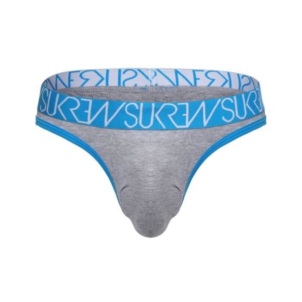 Sukrew - Underkläder för män - Strumpor för män - Klassisk stringtrosa Grå Marl - Grå Grå XS