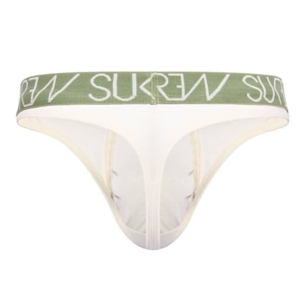 Sukrew - Miesten alusvaatteet - Miesten housut - Klassiset stringit Ecru - Valkoinen - 1 x Vit XXL