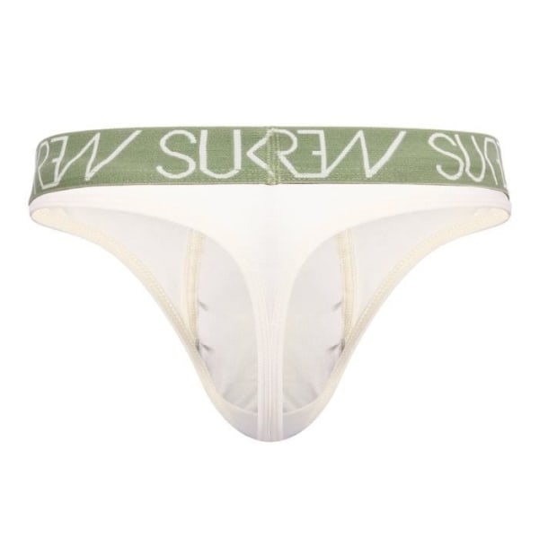Sukrew - Underkläder för män - Strumpor för män - Klassisk stringtrosa Ecru - Vit - 1 x Vit M