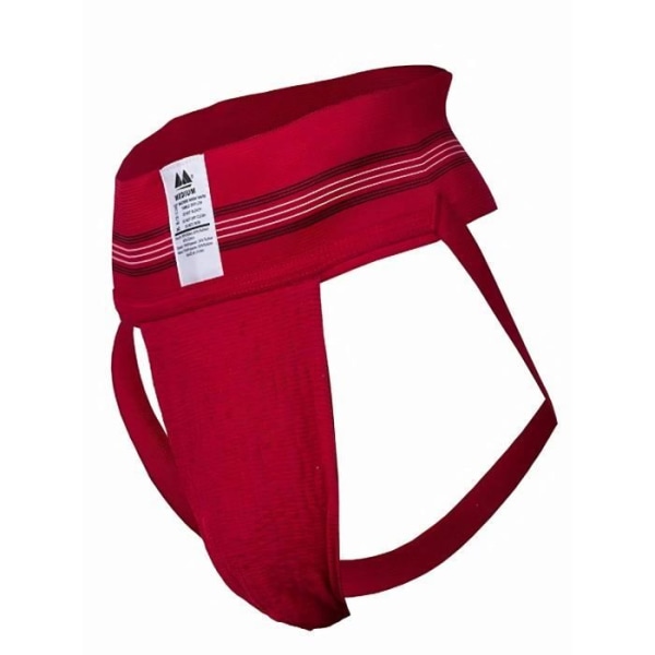 MM Sports - Underkläder för män - Jockstrap för män - The Original No. 10 Swimmer/Jogger Jockstrap 3 tum Röd - Röd Röd jag