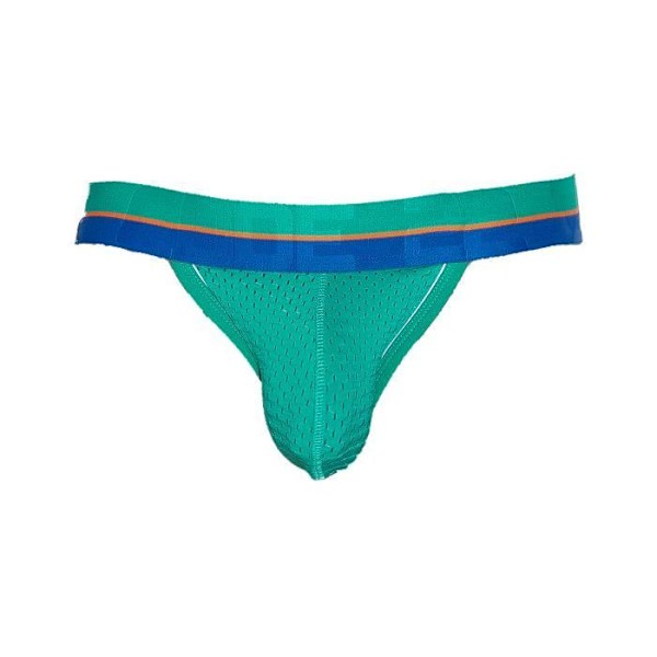 Herre Jockstrap Undertøj - KODE 22 Bright Mesh Jock Green - Grøn Grön M