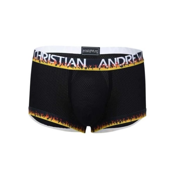 Andrew Christian - Underkläder för män - Boxers för män - Flames Mesh Boxer m/ ALMOST NAKED® - Svart Svart