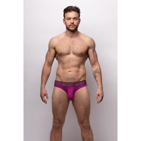 Sukrew - Herrunderkläder - Herrbyxor - Klassisk shorts Deep Purple - Violett - S