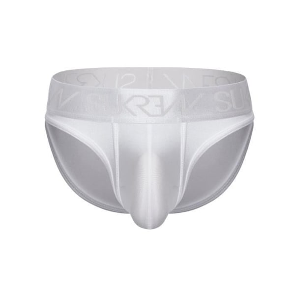 Sukrew - Herreundertøj - Herretrusser - Klassisk Brief Hvid Shimmer - Hvid Vit XL