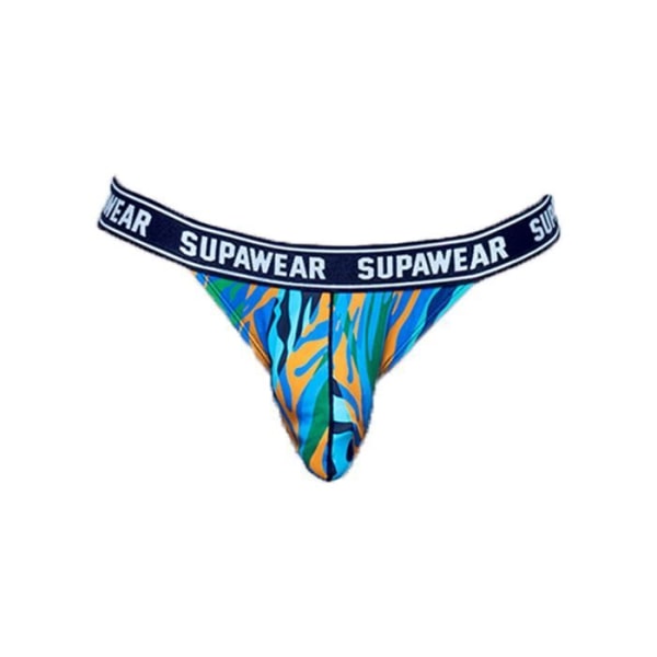 Supawear - Underkläder för män - Jockstrap för män - POW Jockstrap Arctic Animal - Blå - 1 x Blå XL