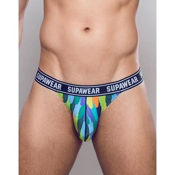 Supawear - Herreundertøj - Jockstrap til mænd - POW Jockstrap Peacock - Blå - 1 x STØRRELSE L Blå jag