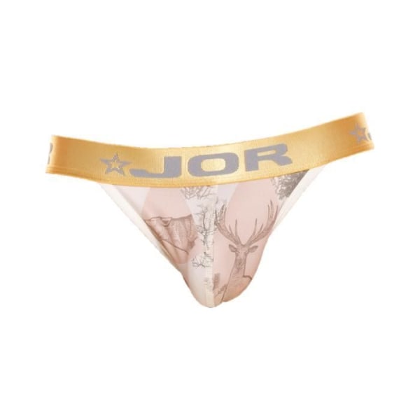 JOR - Miesten Alusvaatteet - Miesten Jockstrap - Woodland Jockstrap - Beige - 1 x Beige S