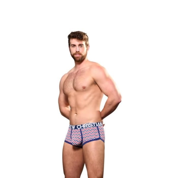 Andrew Christian - Herreundertøj - Herreboksere - Zig Zag Boxer m/ ALMOST NAKED® - Navy Marin S