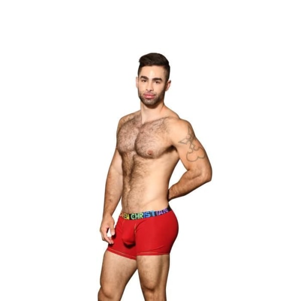 Andrew Christian - Underkläder för män - Boxershorts för män - Almost Naked Pride Boxershorts i bomull Röd - Röd Röd XL