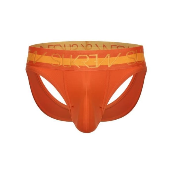 Sukrew - Herreundertøj - Herrestrømpe - V-Thong Jaffa Orange - Orange - 1 x Orange XS