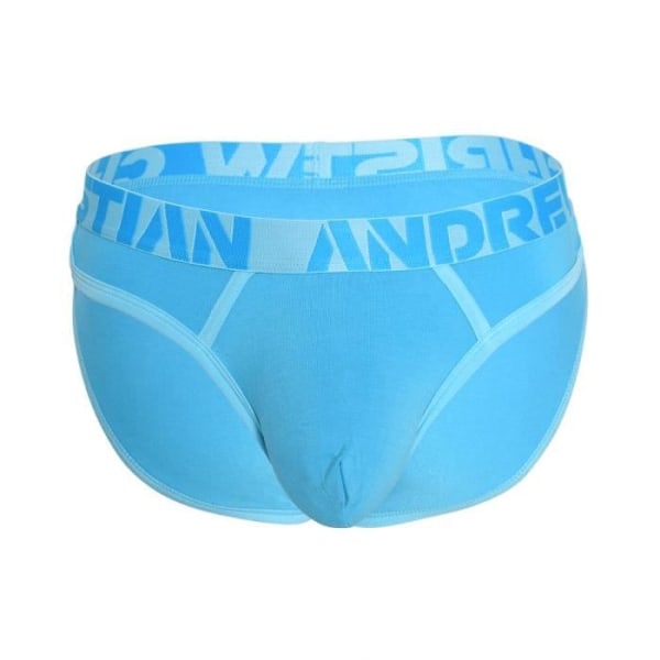 ALMOST NAKED® Retro Bamboo Brief Aqua herrbyxor - blå ANDREW CHRISTIAN Blå XXL