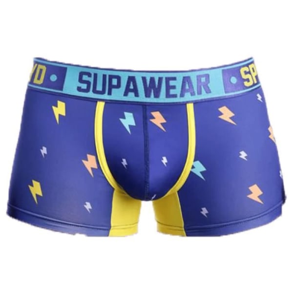 Supawear - Underkläder för män - Boxers för män - Sprint Trunk Blue Lightning - Blå Blå