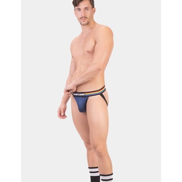 Viivakoodi Berlin Pride Miesten Jockstrap Navy Marin S