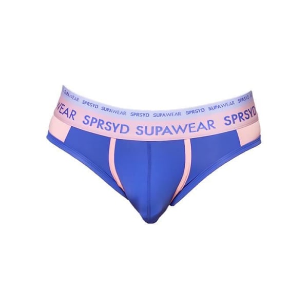 Supawear - Herreundertøj - Herretrusser - Dual Brief Color Blocked - Blå Blå S