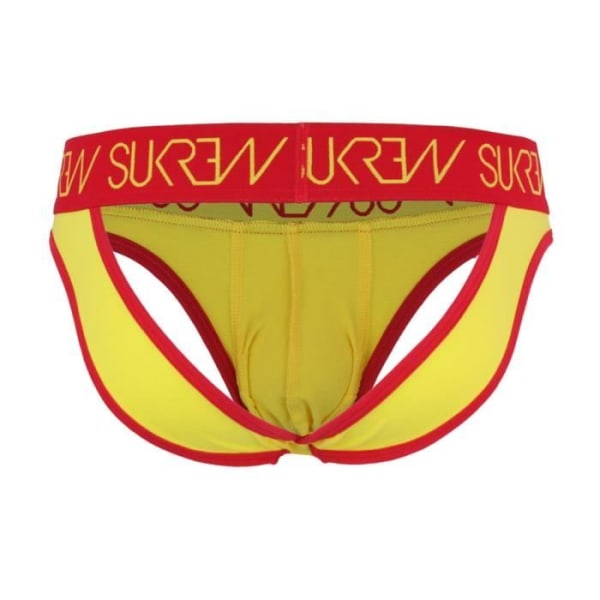 Sukrew - Underkläder för män - Jockstrap för män - Chelsea V-Brief Gul - Gul - 1 x Gul S