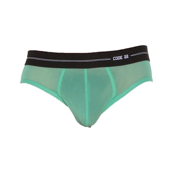 KODE 22 - Herreundertøj - Sexede herretrusser - Sheer Mesh Brief Grøn - Grøn Grön jag