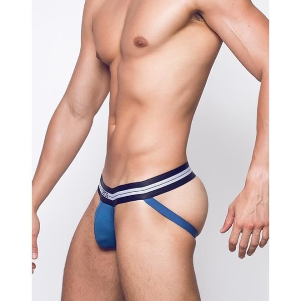 2EROS - Underkläder för män - Jockstrap för män - AKTIV Helios Jockstrap Mörkblå - Blå - 1 x Blå jag