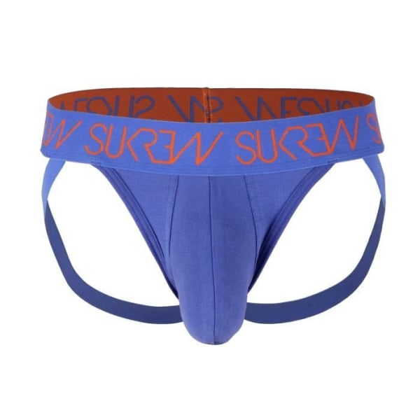 Sukrew - Underkläder för män - Jockstrap för män - Kungsblå Jockstrap - Marinblå - 1 x Marin M