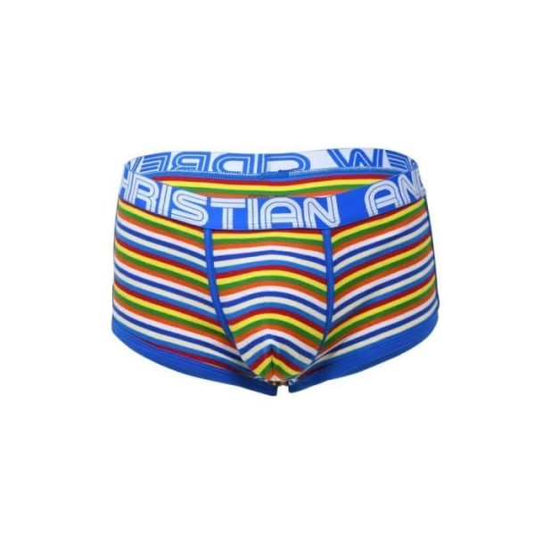 Andrew Christian - Miesten alusvaatteet - Miesten bokserit - Bright Stripe Boxer w/ LLMOST NAKED® - Sininen Blå M