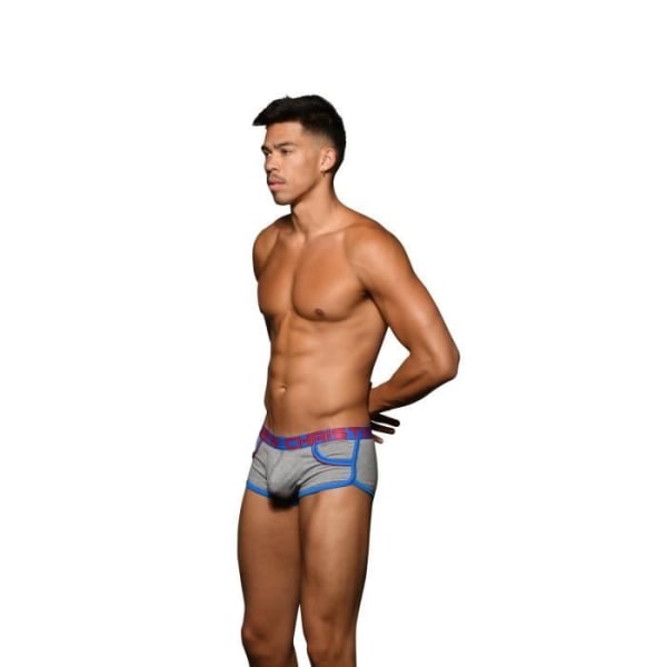 Andrew Christian - Miesten alusvaatteet - Miesten bokserit - SHOW-IT® Retro Pop Pocket Boxer -housut Heather Grey - Harmaa Grå jag