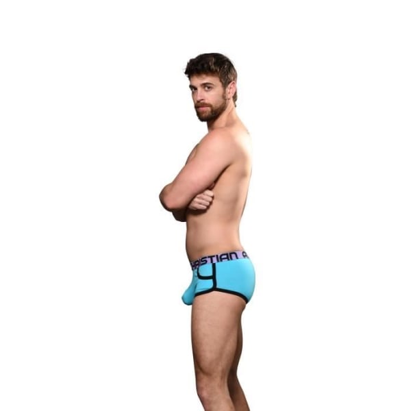 Andrew Christian - Herreundertøj - Herreboksere - ALMOST NAKED® Retro Pocket Boxer Aqua - Blå Blå M