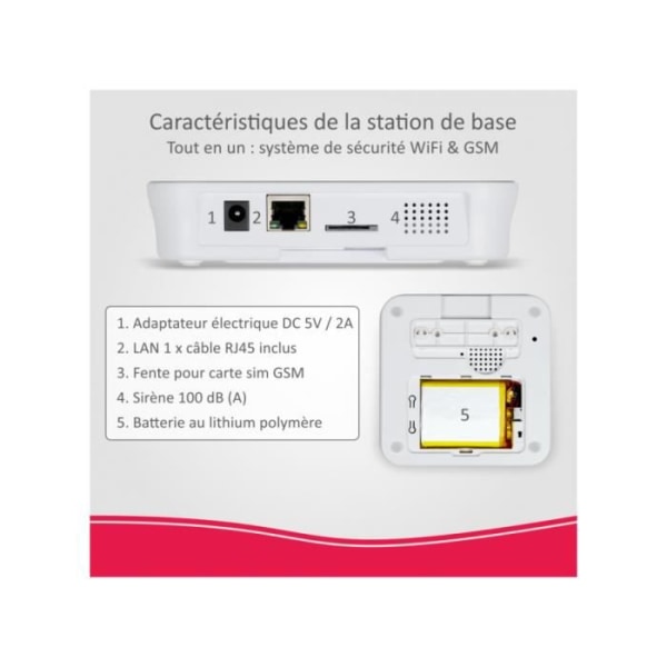 ELRO AS90S Home+ Smart trådlöst larmsystem - Wifi - GSM-funktion - Testad med framgång