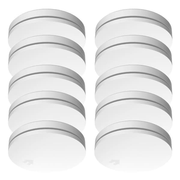 Rökdetektor - ELRO - FS4610 - 10-Pack - Fin Design - 10 års batteri - Larm 85 dB Vit