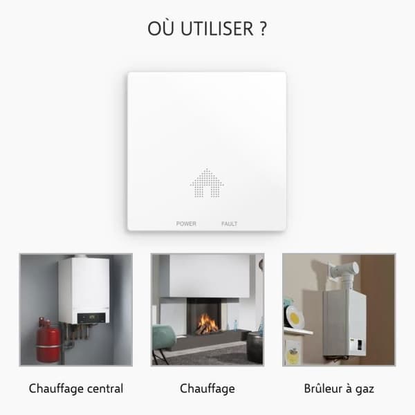ELRO FF4610 Designer Fire Kit - 2X Slimline rökdetektor & Slimline kolmonoxiddetektor Vit