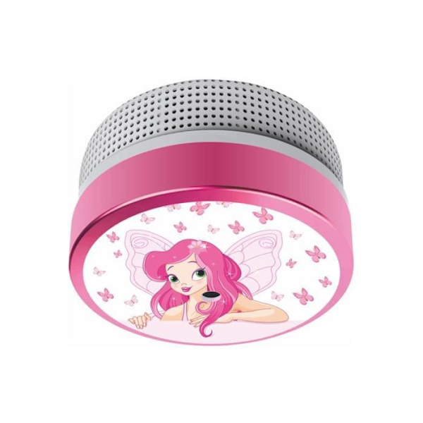 Rökdetektor för barn ELRO FS8110 - Elven Princess design - 10 års batteri - EN14604 kompatibel Vit
