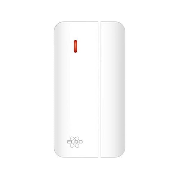 Dörr/fönster sensor - ELRO - AS98MA - Trådlös - Antisabotage larm - Batteri ingår Vit